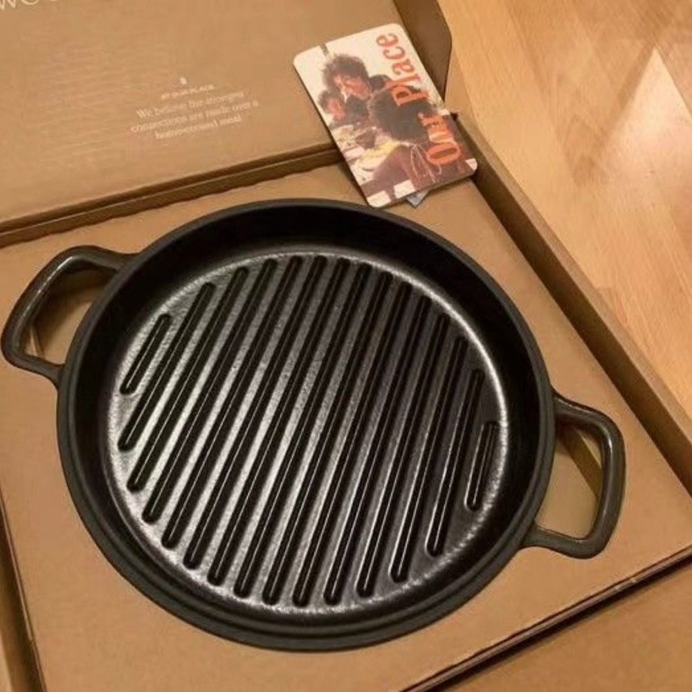 Our Place Black Grill Pan with Handles - Picture 5 of 7